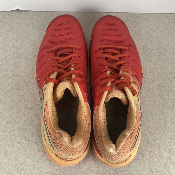 ASICS Gel-Resolution 7 Women’s Tennis Athletic Sneakers Shoes Sz 8 Orange Red - Picture 7 of 10